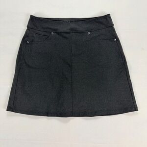 L.L. Bean Active Skort Womens Small Regular Dark Gray Stretch Golf Tennis Wear
